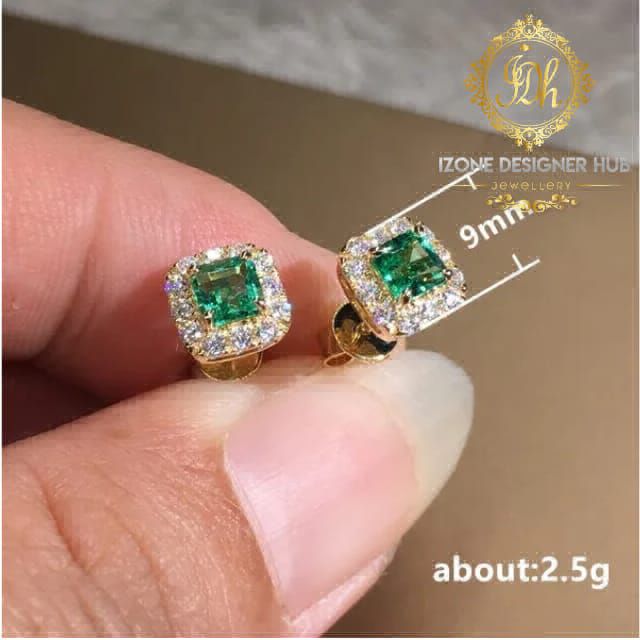 18K Gold Diamond Tiny Bell Earrings – Jamie Joseph